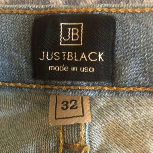 Just Black Distressed Size 32 Jeans! - Picture 1 of 12